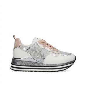 NEW RENATO GARINI women's comfort fashion sneaker in silver